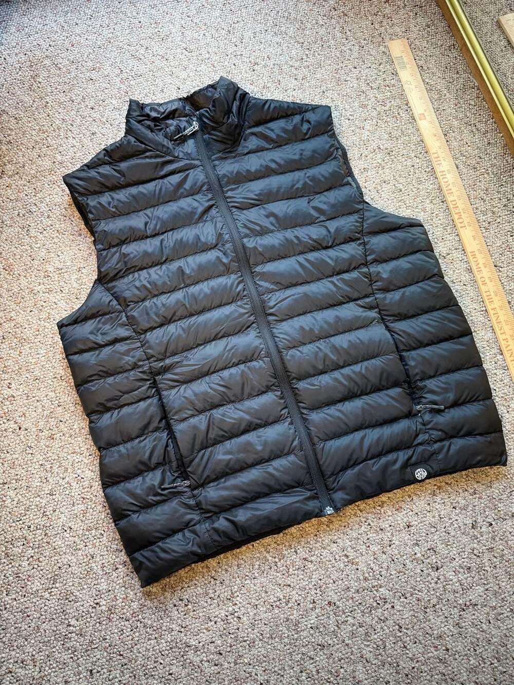 REI‎ Co-op 650 Down Vest Men's Large Black Puffer